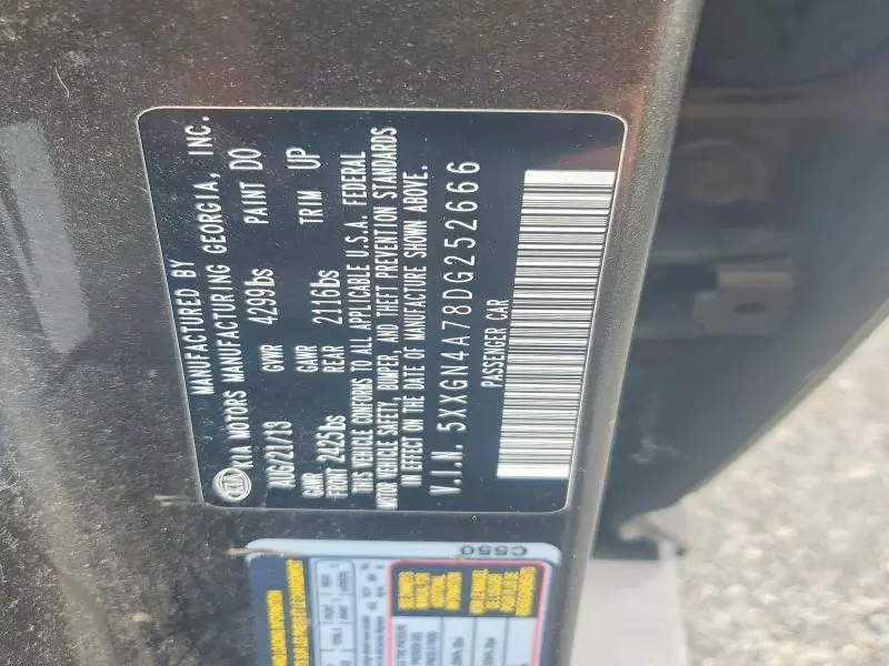 2013 KIA OPTIMA EX  