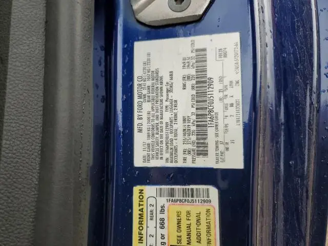 2018 FORD MUSTANG GT  