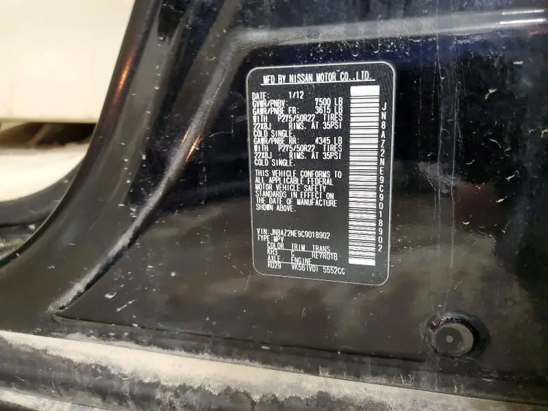 2012 INFINITI QX56 BASE  