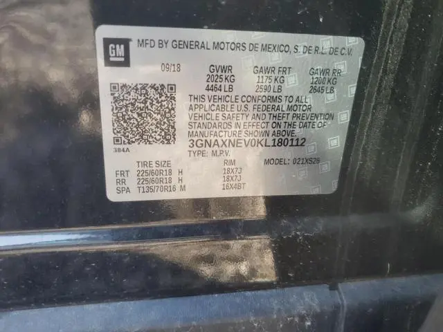 2019 CHEVROLET EQUINOX PREMIER  