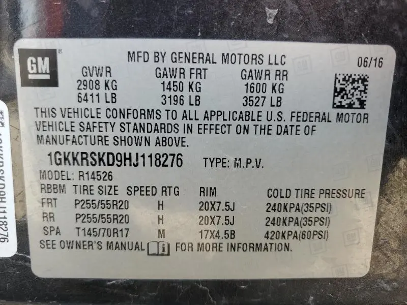 2017 GMC ACADIA LIMITED SLT-2  