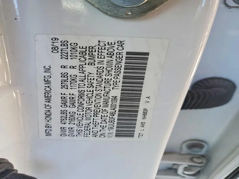 2020 ACURA TLX TECHNOLOGY  