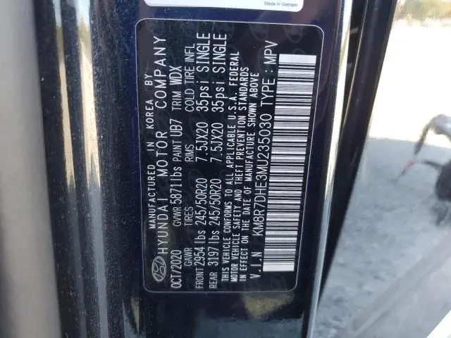 2021 HYUNDAI PALISADE CALLIGRAPHY  