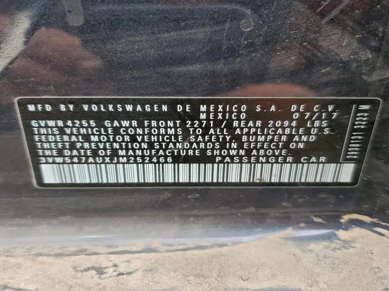 2018 VOLKSWAGEN GTI S  