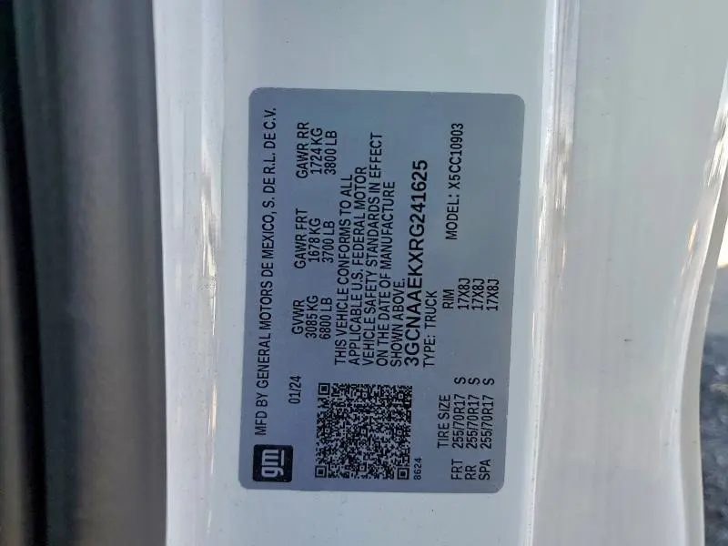 2024 CHEVROLET SILVERADO C1500  