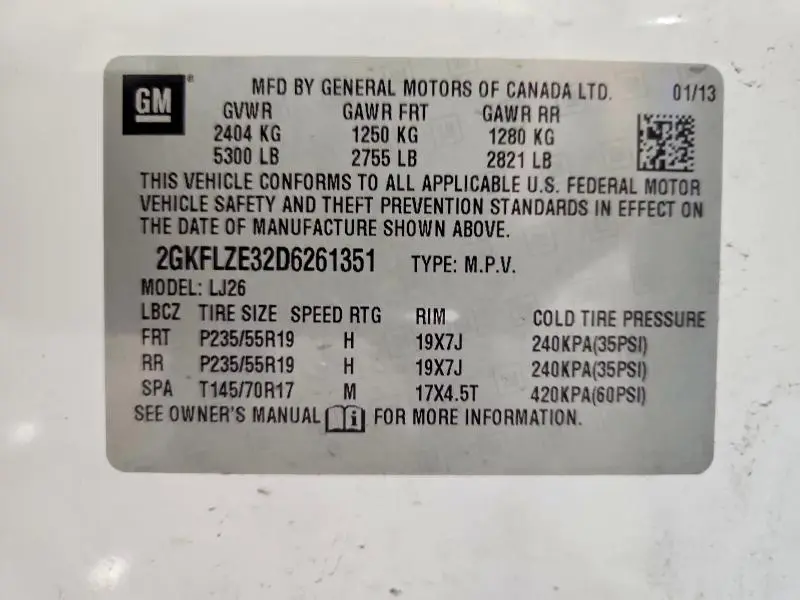 2013 GMC TERRAIN DENALI  