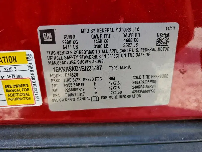 2014 GMC ACADIA SLT-2  