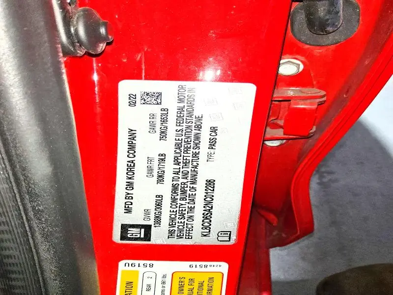 2022 CHEVROLET SPARK 1LT  