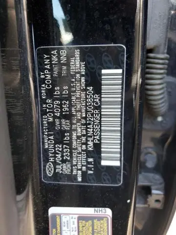 2023 HYUNDAI ELANTRA LIMITED