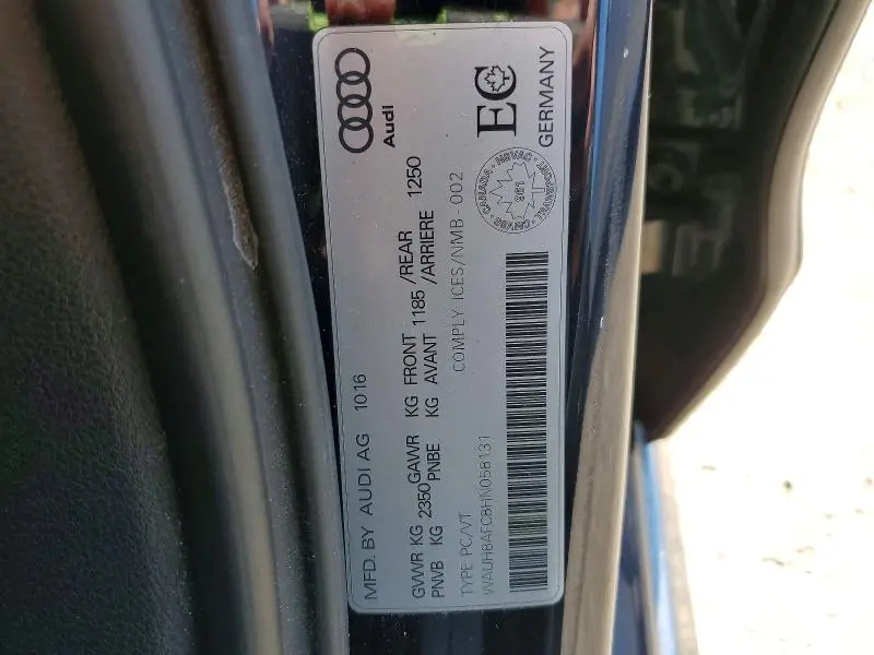 2017 AUDI A6 TECHNIK  