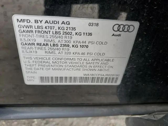 2018 AUDI Q3 PREMIUM  