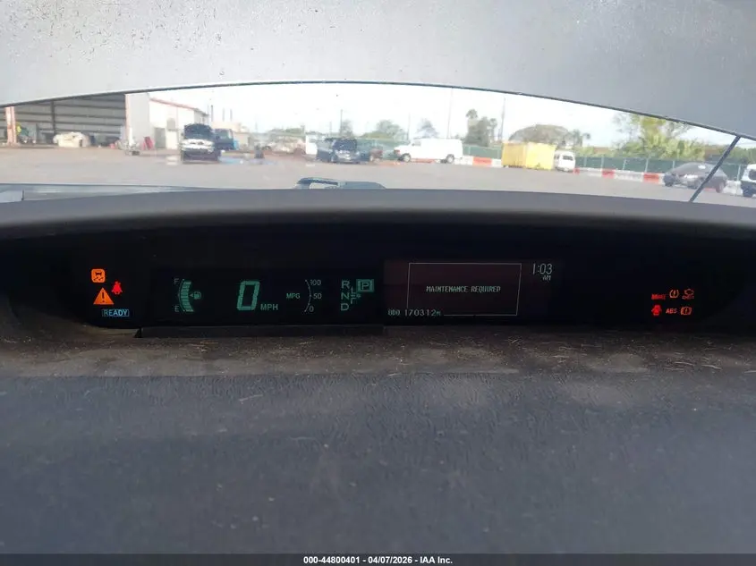 2012 TOYOTA PRIUS FIVE/FOUR/ONE/THREE/TWO