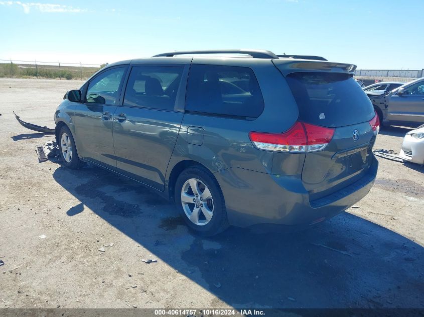 2014 TOYOTA SIENNA LE V6 8 PASSENGER