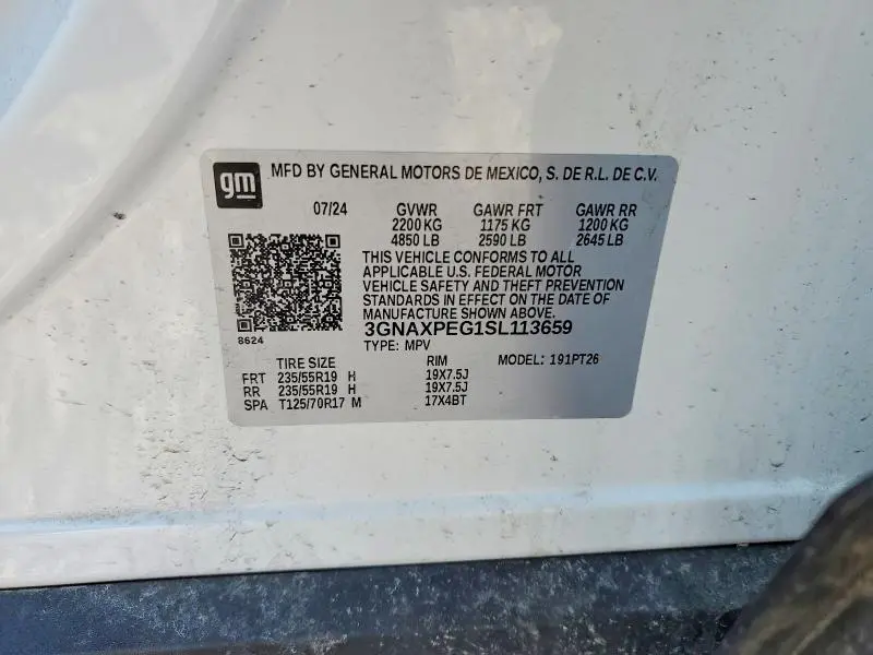 2025 CHEVROLET EQUINOX LT  