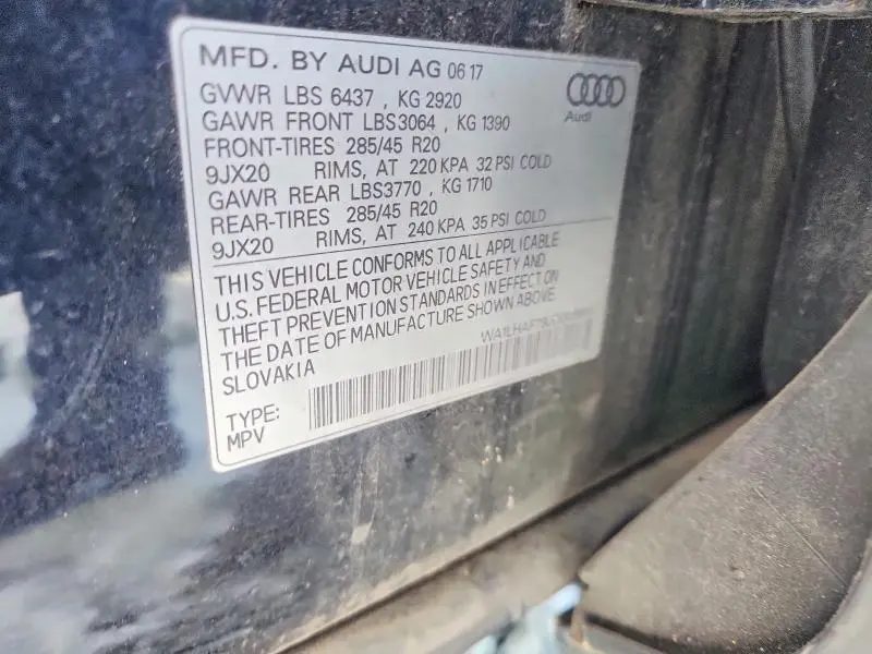 2018 AUDI Q7 PREMIUM PLUS  