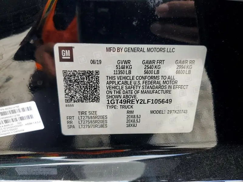 2020 GMC SIERRA K2500 DENALI  