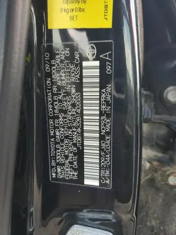 2011 TOYOTA YARIS   