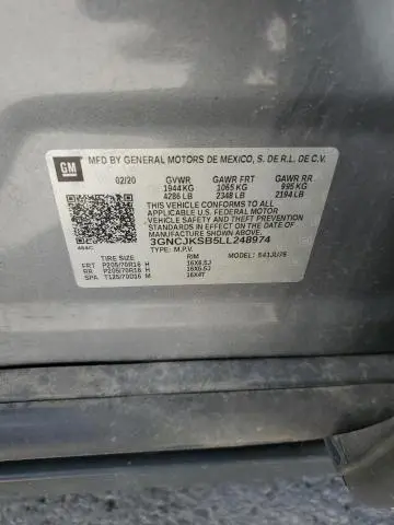 2020 CHEVROLET TRAX LS  