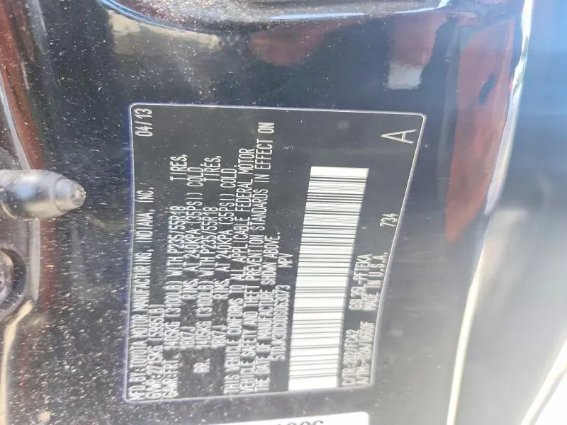 2013 TOYOTA SIENNA LE  