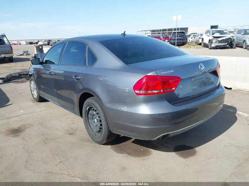 2013 VOLKSWAGEN PASSAT 2.5L S