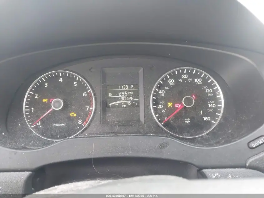 2013 VOLKSWAGEN JETTA 2.5L SE