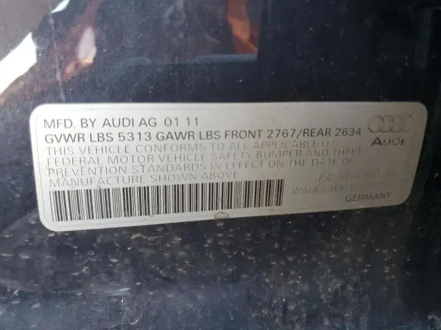 2011 AUDI A6 PREMIUM PLUS  