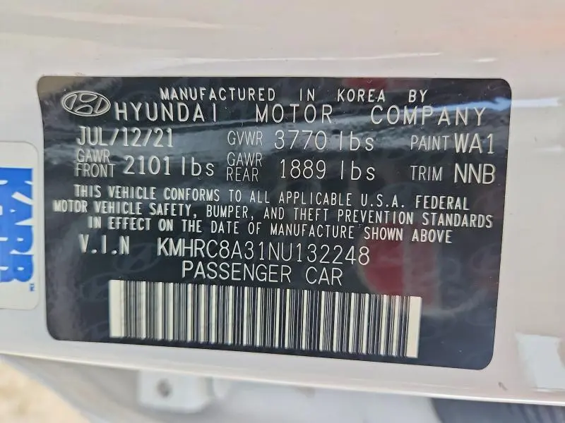 2022 HYUNDAI VENUE LIMITED  