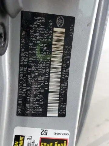 2023 TOYOTA CAMRY XLE  