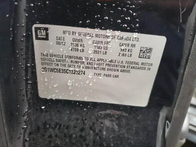 2012 CHEVROLET IMPALA LTZ  