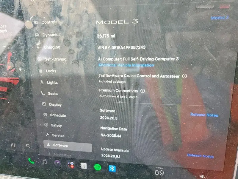 2023 TESLA MODEL 3   
