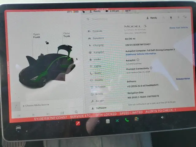2022 TESLA MODEL 3   
