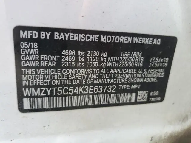 2019 MINI COOPER S COUNTRYMAN ALL4