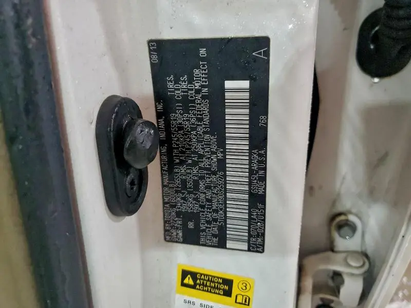 2013 TOYOTA HIGHLANDER LIMITED  