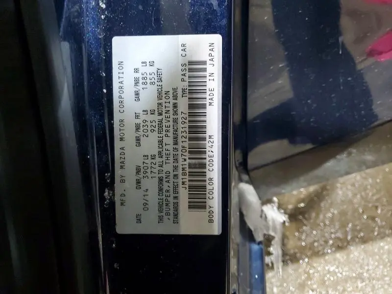 2015 MAZDA 3 GRAND TOURING  