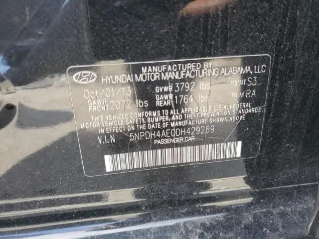 2013 HYUNDAI ELANTRA GLS  