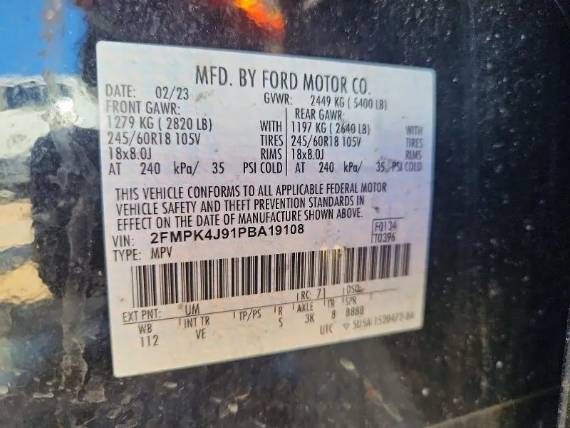 2023 FORD EDGE SEL  