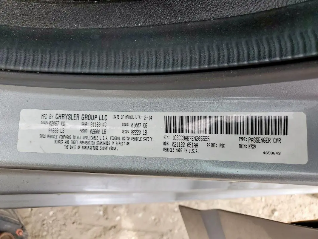 2014 CHRYSLER 200 LX  