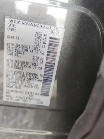 2025 NISSAN PATHFINDER ROCK CREEK  