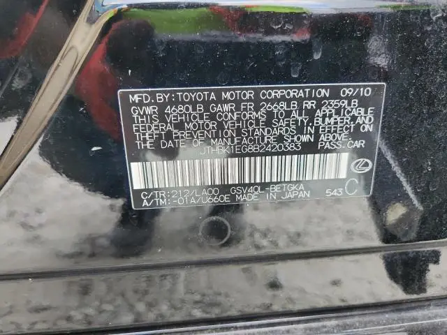 2011 LEXUS ES 350  