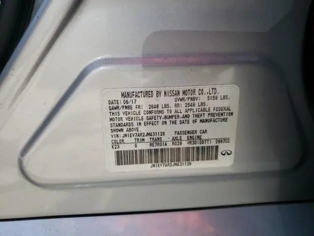 2018 INFINITI Q50 LUXE  