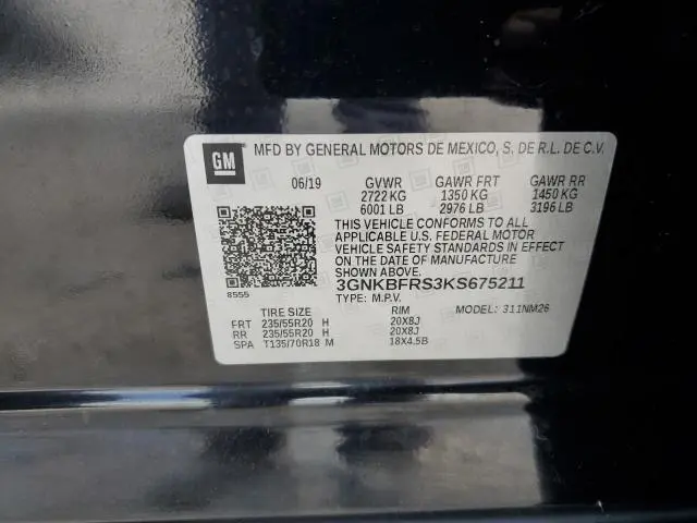 2019 CHEVROLET BLAZER PREMIER  
