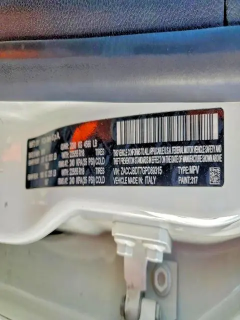 2016 JEEP RENEGADE LIMITED  