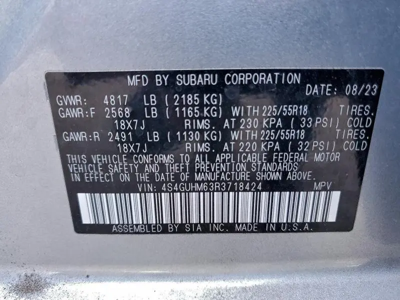 2024 SUBARU CROSSTREK LIMITED  