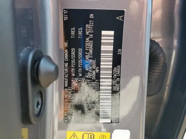 2017 LEXUS RX 350 BASE  