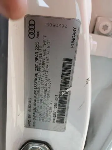 2016 AUDI A3 PREMIUM PLUS  