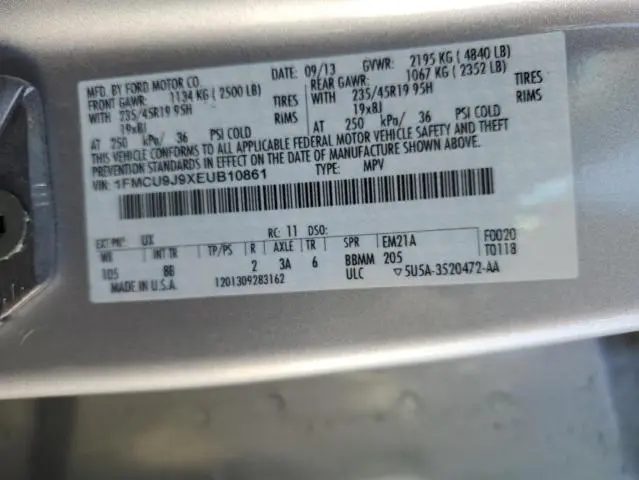 2014 FORD ESCAPE TITANIUM  