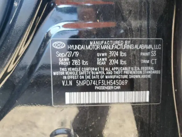 2020 HYUNDAI ELANTRA SE