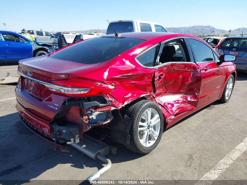 2018 FORD FUSION HYBRID SE