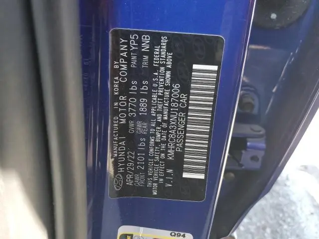 2022 HYUNDAI VENUE SEL  