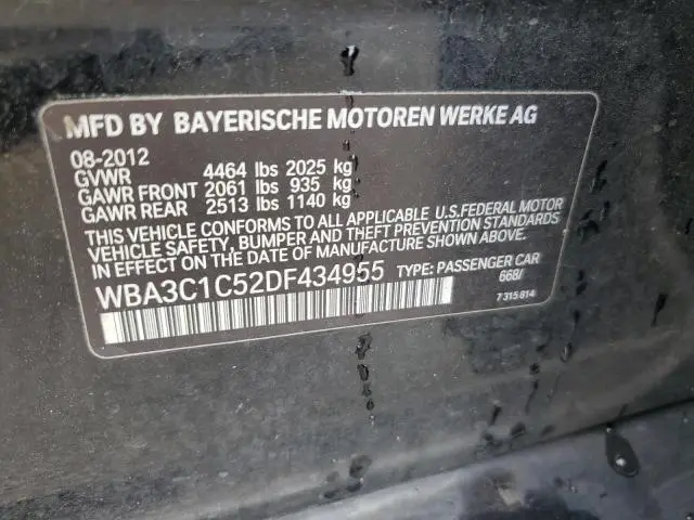 2013 BMW 328 I SULEV
